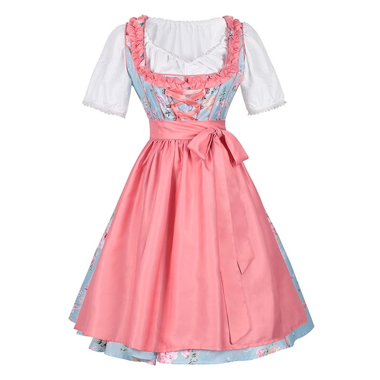 Weiqiqre Womens Summer Dresses Bavarian Dirndl Dresses Adult Off Shoulder German Beer Festival Dress Up - Walmart.com Weiqiqre Womens Summer Dresses Bavarian Dirndl Dresses Adult Off Shoulder German Beer Festival Dress Up - Walmart.com