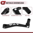thumbnail image 3 of Folding Motorcycle Gear Shifter Lever for Yamaha TTR 50cc Aluminum Alloy Pedal Shift Lever Arm Black, 3 of 6
