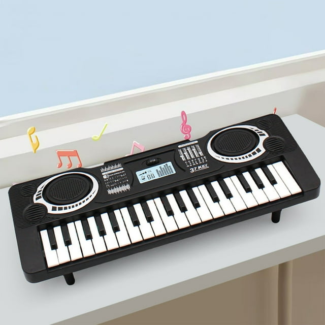 HWRETIE Clavier Électronique à 37 Touches Instrument de Musique Multifonction
