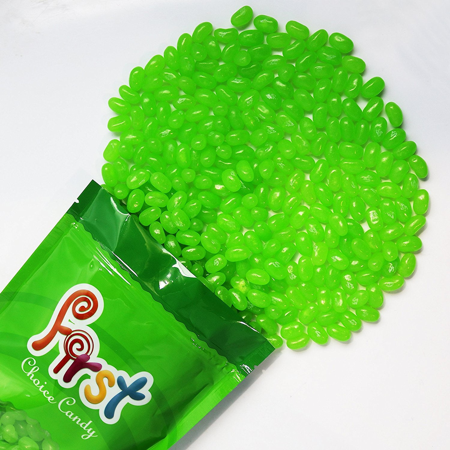 FirstChoiceCandy Jelly Belly Sunkist® Lime Jelly Beans 1 Pound