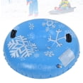 thumbnail image 3 of Inflatable Snow Tube, Light Blue Cold  Inflatable Ski  450lbs Load PVC Safe  For Family For Adults For Outdoor Sports, 3 of 8