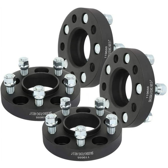 cciyu Wheel Spacers Adapters 5x4.5 wheel spacers 5x114.3 to 5x114.3mm 14x1.5 70.5 1" appropriate for 2015-2018 for Ford Mustang