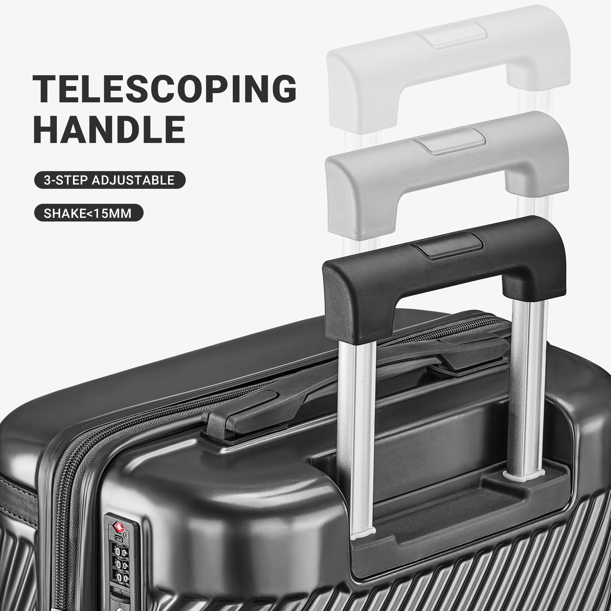 2-Piece Hardside Luggage Set 20/28