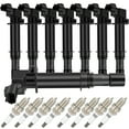 thumbnail image 2 of ECCPP UF270 8 ignition coils with 8 iridium Spark Plugs for Dodge for Jeep for Mitsubishi Liberty Grand Cherokee for Raider Com for MANder Nitro Durango Dakota 3.7L V6 UF270 5C1114 C1231, 2 of 6