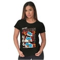 thumbnail image 4 of Tootsie Pop Owl Kanji How Many Licks Womens Slim Fit Graphic Tee Brisco Brands S, 4 of 5