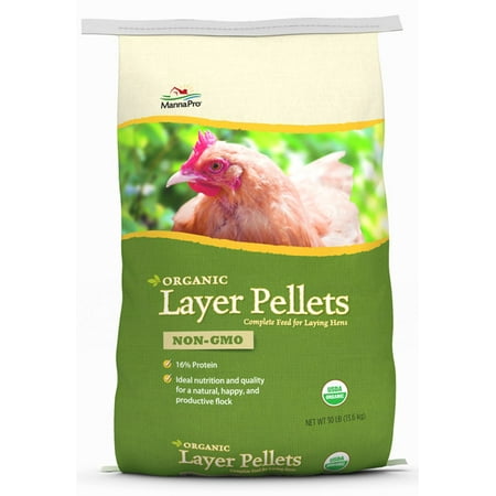 Manna Pro Poultry Organic Layer Chicken Feed, 30