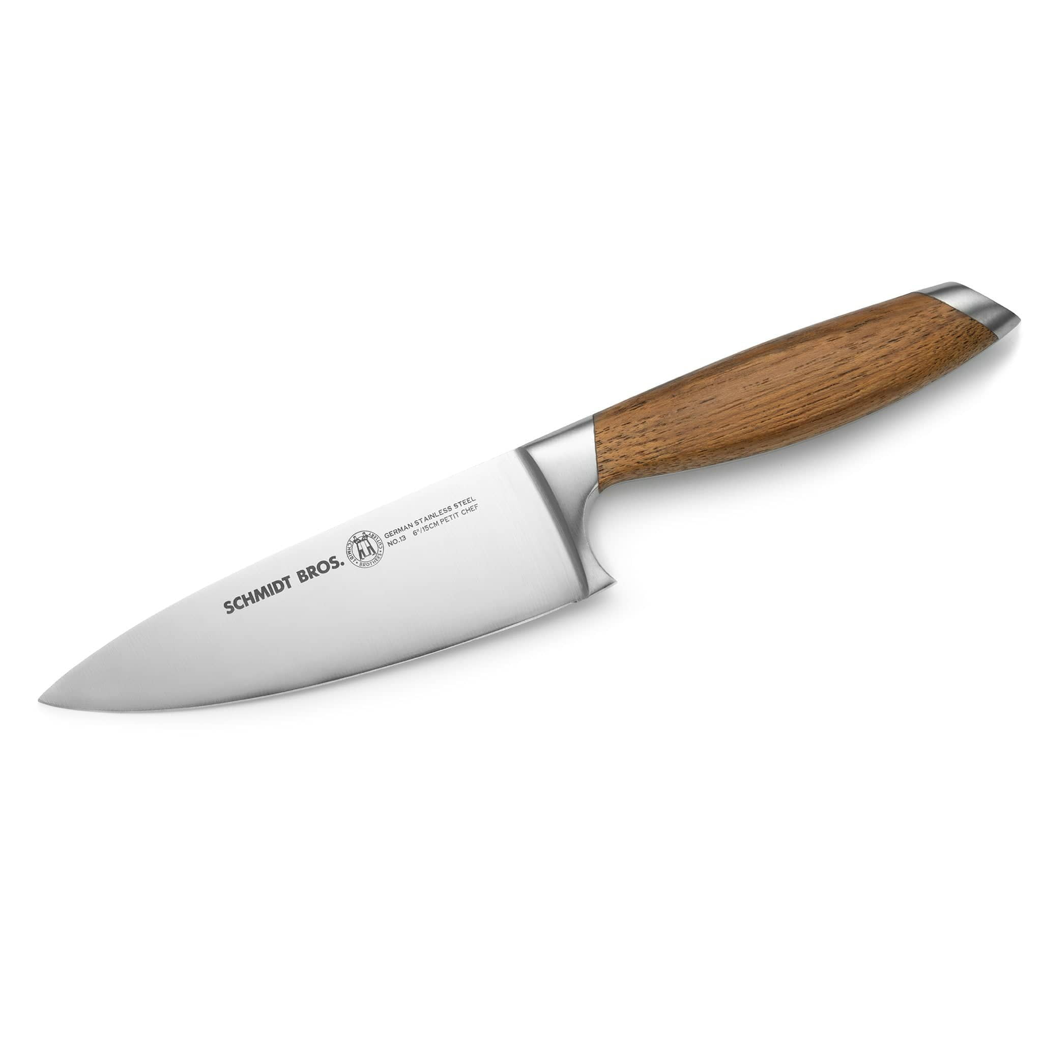 Best Buy: Schmidt Brothers Bonded Teak 7-Piece Knife Block Set Teak Wood /  Stainless Steel SBCBT07PM1