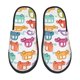 thumbnail image 1 of Fotbe Doodle Cars Pantuflas Peludas para Mujer con Estampado, Zapatillas de Peluche, Zapatos de Invierno para Casa, Uso Interior y Exterior-Large, 1 of 8