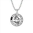 thumbnail image 2 of 12 Constellation Stainless Steel Pisces Chain Necklace Women/Men Silver Necklace Jewelry, 2 of 5