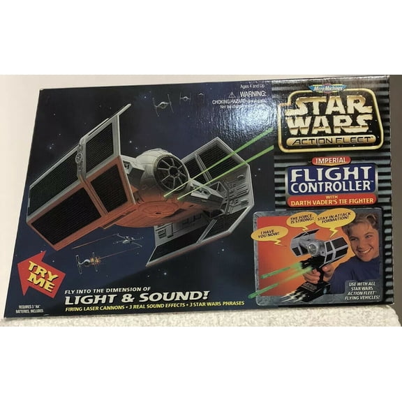 Star Wars Action Fleet-Micro Machines Flight Controller, Vader’s TIE Fighter
