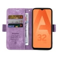 thumbnail image 6 of for Samsung Galaxy A32 5G Wallet Case,PU Leather Magnetic Flip Strap Wrist Phone Cover with RFID Block Card Holder for Samsung Galaxy A32 5G,Purple, 6 of 8