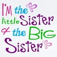 thumbnail image 2 of CafePress - Im A Little Big Sister Body Suit - Baby Light Bodysuit, Size Newborn - 24 Months, 2 of 4