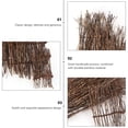 thumbnail image 4 of 6PCS Natural Purple Bamboo Fence Mat Micro Landscape Decoration (1PC/Each Style), 4 of 9