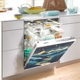 thumbnail image 2 of Yayeee Magnetic Dishwasher Cover for The Front Decoration Home Kitchen Machine Sticker Protector, Dark Mountains, 2 of 6