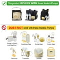thumbnail image 3 of Maymom Breast Pump Kit Compatible with Medela Pump in Style Advanced Breast Pumps; X-Large Breastshield (one-piece, 30 mm), 4 Valve, 6 Membrane, 2 Tubing; Replace Medela Valve, Tube, 3 of 5