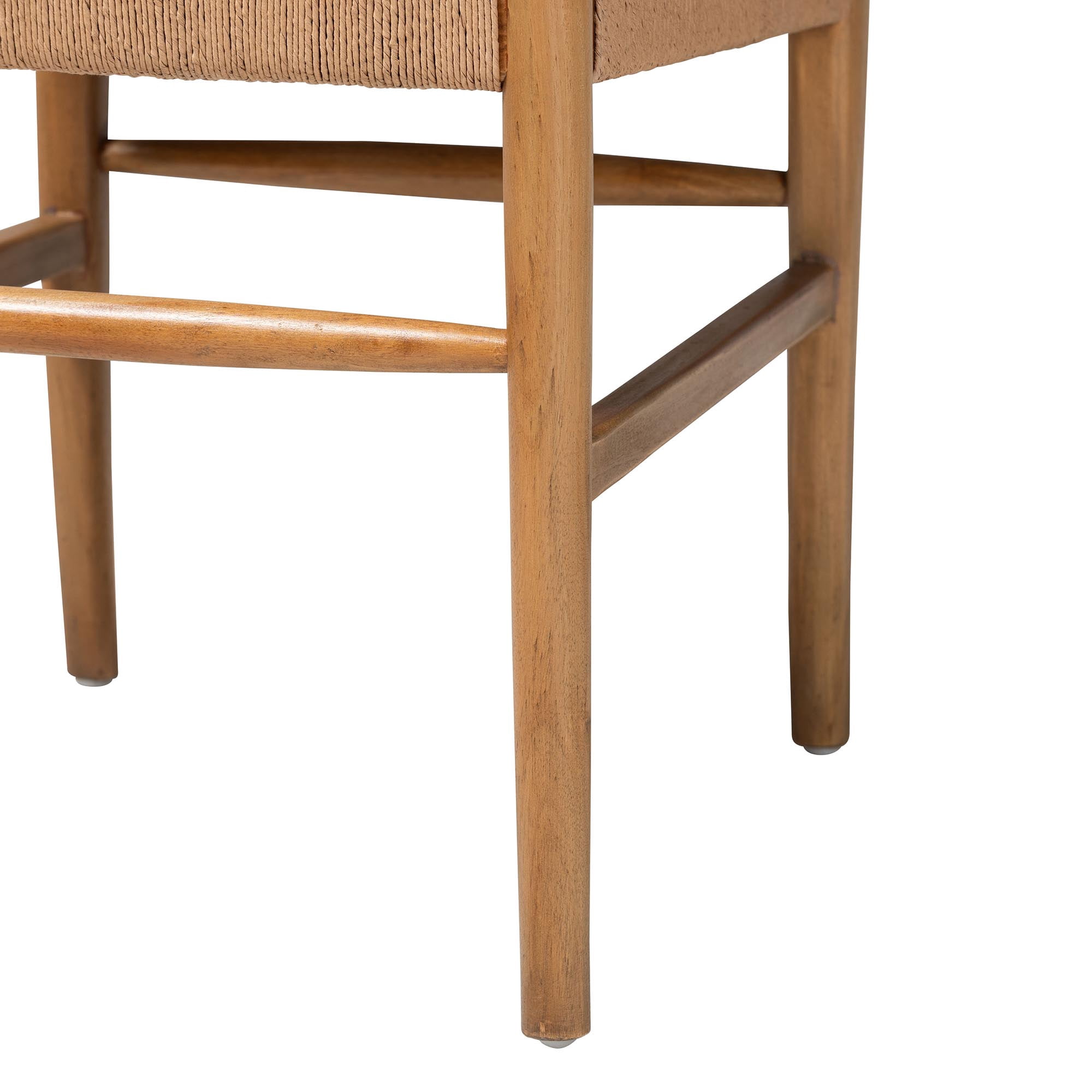 bali & pari Alva Mid-Century Dining Chair, 2-Piece, Honey