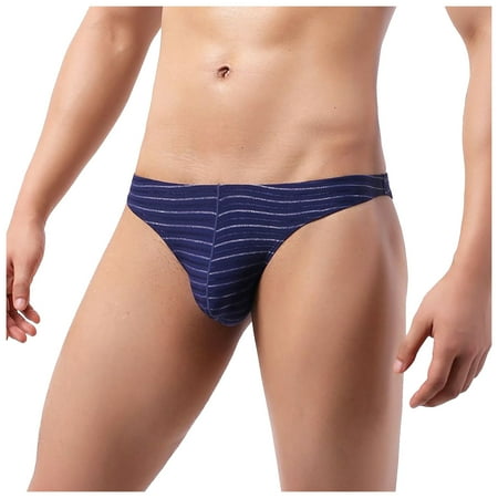 

XIAOFFENN Men Underwear Boxer Brief Men S Underwear Boxer Brief Men S Bikini Briefs Half Hip Low Waist Color Striped Panties Men S Underwear Briefs