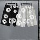 thumbnail image 2 of Summer Men Shorts Flower Print Drawstring Elastic Waist Loose Pockets Pleated Vacation Beach Sport Casual Homewear Short Pants 26s, 2 of 5