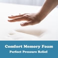thumbnail image 3 of Tranquility 12" Medium Pillow-Top Memory Foam Edge Support Pocket Spring Premium Hybrid Mattress in a Box, CertiPUR-US, Twin Size, 3 of 12