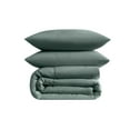 thumbnail image 5 of TRULY SOFT Green Solid Sage King 3 Piece Comforter Set, Solid Color Themed, Oeko-TEX Certified Confidence, 5 of 9