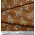 thumbnail image 2 of Soimoi polyester Crepe Fabric Artistic Paisley Printed Fabric 1 Yard 42 Inch Wide, 2 of 3