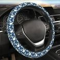 thumbnail image 4 of Kdxio cute winter bear Print Elastic Stretch Steering Wheel Cover,Auto Steering Wheel Cover,15 Inch Anti-Slip,Warm in Winter and Cool in Summer,Fit Suvs,Vans Cars,Trucks, 4 of 5