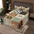 thumbnail image 2 of YST Rv Camper Theme Quilt Bedding Set King,Kids Happy Camping Bedspread Rustic Cabin Room Decor,Travel Trailers Accessories Camper Quilts Set for Bunk,Patchwork Buffalo Plaid Coverlet Set, 2 of 5