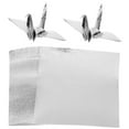 thumbnail image 4 of IFANLANDOR Craft Foil Paper Silver for Creative Handicrafts 100 Sheets, 4 of 8