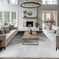 thumbnail image 3 of Black Grey Ombre Area Rugs 6'x9', Washable Small Throw Rugs for Kitchen Dining room, Coastal Beach Modern Abstract Art Indoor Outdoor Rug Non-Slip Low Pile Carpet Runner Reversible Floor Mats, 3 of 8