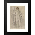 thumbnail image 2 of Richard Cosway 11x14 Black Modern Framed Museum Art Print Titled - Portrait of George, 5th Duke of Marlborough, with Blenheim in the Distance (1817-21), 2 of 5