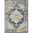 thumbnail image 2 of Well Woven Andria Medallion Botanical Blue Distressed 9'3" x 12'2 Area Rug, 2 of 8