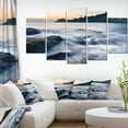 thumbnail image 1 of Vagues de Mer à Mouvement Lent sur des Rochers - Uvre d'Art Moderne sur Toile, 1 of 3
