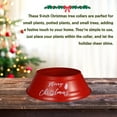 thumbnail image 7 of A1U Metal Mini Christmas Tree Collars RED, Christmas Holiday Ornaments Accessories Party Miniature Durable Galvanized Base Stand Cover Trees Potted Plants Ring Skirts Decorations, 1 ct. (9-in.), 7 of 7