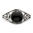 thumbnail image 5 of Sterling Silver Antiqued Black Agate Ring, 5 of 6