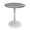 Gray & White | A, variant on Tcbosik 27.5" Mid-Century Round Dining Table, Small Circle Table with Faux Marble Top and Metal Base for Kitchen, Living Room, White & Gold