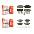 thumbnail image 1 of SIM Front Rear Semi-Metallic Brake Pads Kit for Car 2019-2024 Mazda CX-5 Turbocharged KSM-100481, 1 of 8