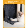thumbnail image 6 of Cat Tree Tower Perch Bed and Washable Top for Large Adult Cats, Condo and Scratching Post for Indoor Kitten Pet, 6 of 15