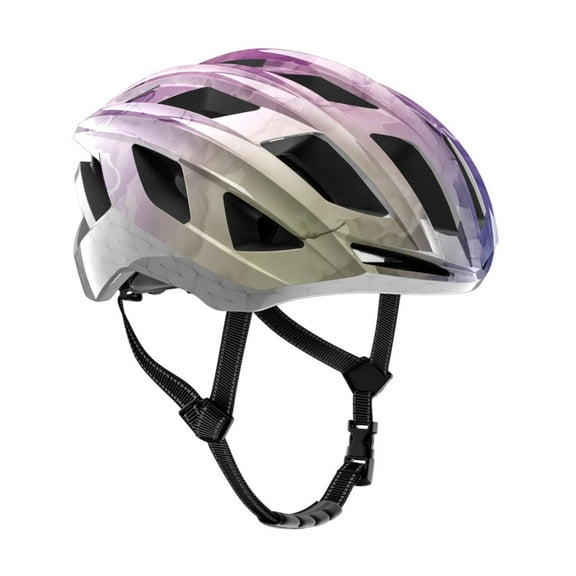 Casco de bicicleta portátil con correa ajustable para adultos, accesorios de ciclismo, casco de bicicleta para desplazamientos y actividades al aire Púrpura M