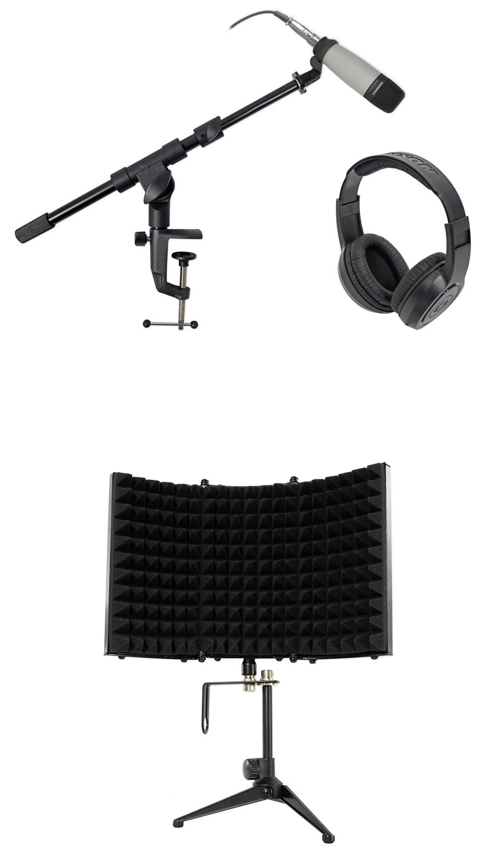 Samson C01 Studio Condenser Recording Microphone Mic+Stand+Headphones