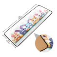 thumbnail image 3 of Dailycode Hallway Runner Rug 2x6 Non Slip Absorbent Soft Floor Mat for Home Kitchen Bedroom Entrance Cute Rabbit and Easter Egg, 3 of 7