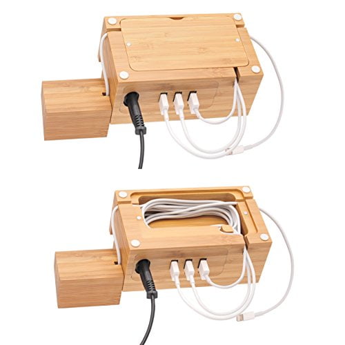 Wood charging station apple outlet