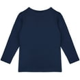 thumbnail image 2 of Lilax Girls' Round Neck Basic Long Sleeve Cotton T-Shirt Navy 3 Years, 2 of 8