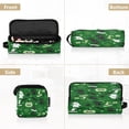thumbnail image 4 of Hair Tools Travel Bag Heat-Resistant Curling Iron Organizer Bag with Detachable Heatproof Mat Travel Storage Case Green Halloween-themed Pattern, 4 of 8