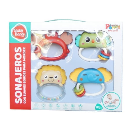 Set De 4 Cascabeles Con Mordedor