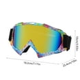 thumbnail image 3 of Steadline Anti-Fog Ski Goggles with UV Protection and Panoramic Lens,Windproof Snowboard Glasses for Adults with Adjustable Strap,Double Layer Ventilation System for Winter Sports, 3 of 7