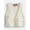 thumbnail image 5 of Weekend Academy Girls Crochet Tie Front Vest, Sizes 4-18, 5 of 5