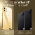 thumbnail image 2 of Crystal Clear Case for iPhone 11, [Not Yellowing] [Camera Protection] [Military Grade Drop Tested] Transparent Shockproof Protective Phone Case Soft Silicone Slim Cover, 6.1 inch, Gold, 2 of 17