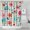 Pioneer Flower Floral-2, variant on Pioneer Flower Floral Print Pattern Shower Curtain 36"x72" ,Bathroom Decorative Shower Curtains Set with 12 Hooks,Modern Waterproof Washable Shower Curtain