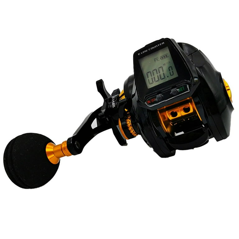 6.3:1 Digital Fishing Baitcasting Reel with Accurate Line Counter Large  Display