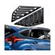 thumbnail image 3 of Glossy Black Rear Side Vent Quarter Window Louver Shutter Cover for Focus MK3 Hatchback 2012-2018, 3 of 5
